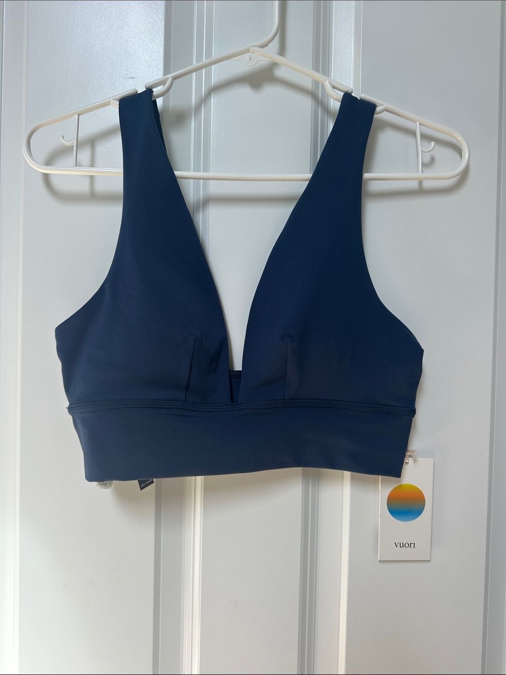 Vuori AllTheFeels Triangle Bra in Blue Coast - Picture 3 of 4